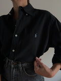 Camicia nera Ralph Lauren