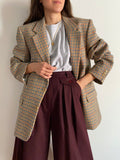Blazer maschile a quadretti