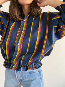 Camicia Gilbi a righe gialle di Ralph Lauren