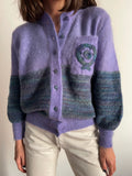Cardigan lilla