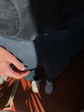 Pantaloni di lana petrolio