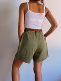 Pantaloncino stock Benetton verde salvia