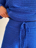 PRE ORDINE • Felpa crochet bluette
