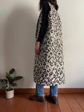 Gilet lungo animalier
