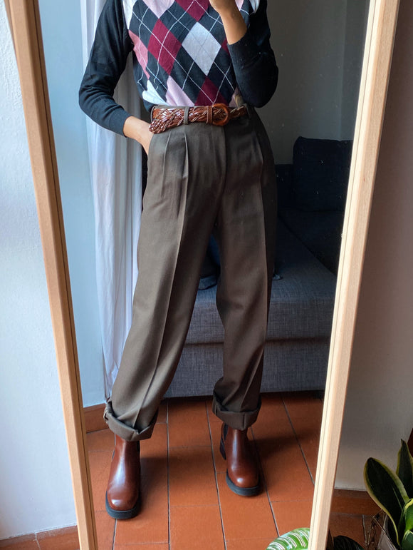 Pantalone maschile marrone • taglia S