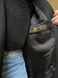 Cappotto nero Loro Piana