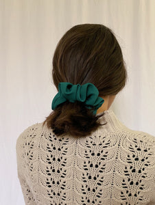 Scrunchie verde bottiglia
