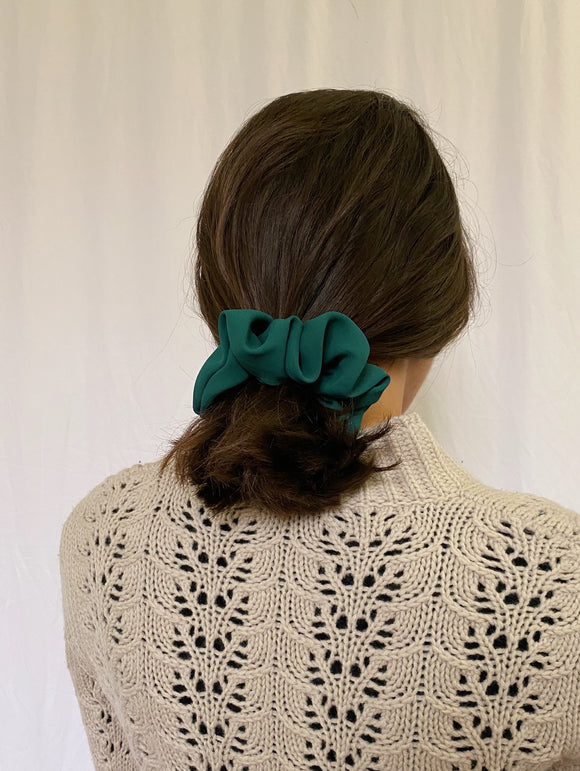 Scrunchie verde bottiglia