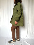 Giacca trapuntata verde