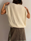 Maxi gilet panna