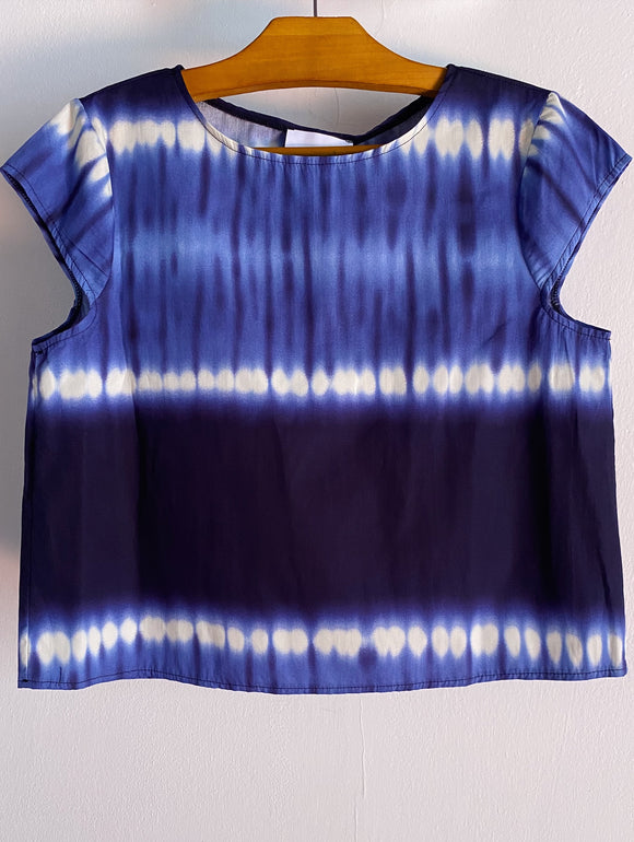 Maglietta blu tie dye