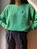 Maglione Ralph Lauren verde smeraldo