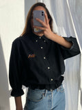 Camicia Gilbi nera di Ralph Lauren