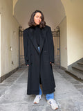 Cappotto nero Loro Piana