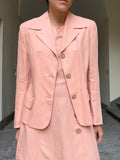 Completo rosa blazer + abito