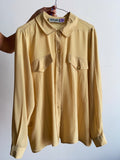 Camicia giallina di seta
