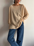 Maxi maglione pura lana naturale