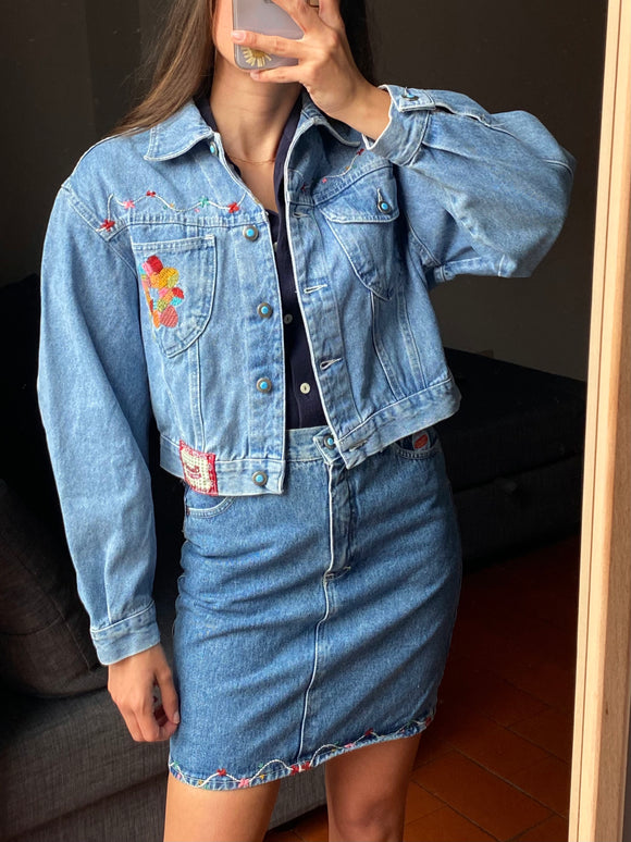 Completo jeans Casucci anni 80