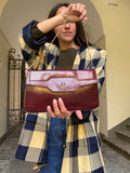 Borsa bordeaux con catenella