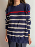 Maglione Ralph Lauren blu a righe