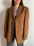 Blazer caramello lana e cachemire