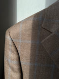 Blazer maschile quadri azzurri