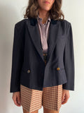 Blazer corto blu