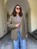 Blazer maschile quasi gessato