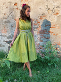 SCONTO! Abito verde e lilla