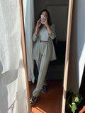 Completo grigio perla
