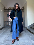 Cappotto nero sartoriale