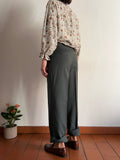 Pantalone maschile verde spento