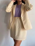 Completo color crema