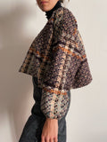 PRE ORDINE • Maglioncino handmade in lana intrecciata a quadri