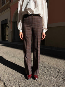 Pantalone principe di Galles marrone