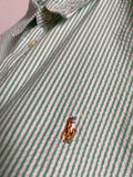 Camicia Gilbi estate a righine verdi