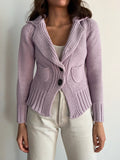 Cardigan lilla