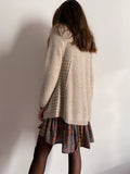 Maglione svasato beige
