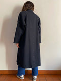 Trench blu scuro