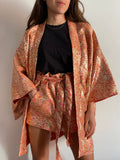 PRE ORDINE • Kimono dorato damascato