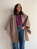 Kimono jacquard lilla