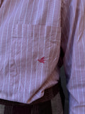 Camicia lilla a righe Brooksfield