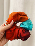 Scrunchie di seta colorato