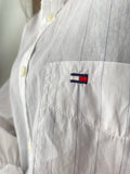Camicia Gilbi di Tommy Hilfiger bianca a mini righine