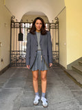 Blazer maschile principe di Galles blu