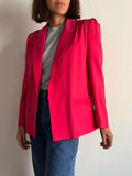 Blazer fuxia con cintura