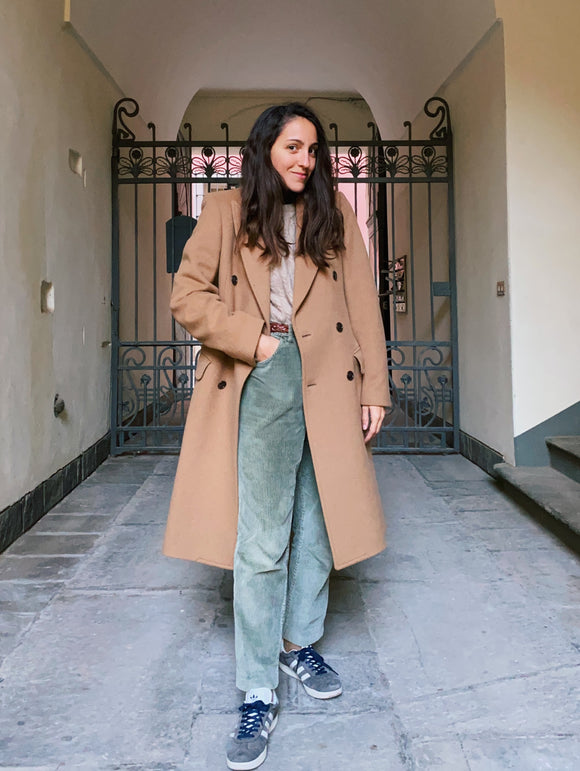 Cappotto cammello maschile