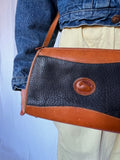 Borsa nera e cuoio