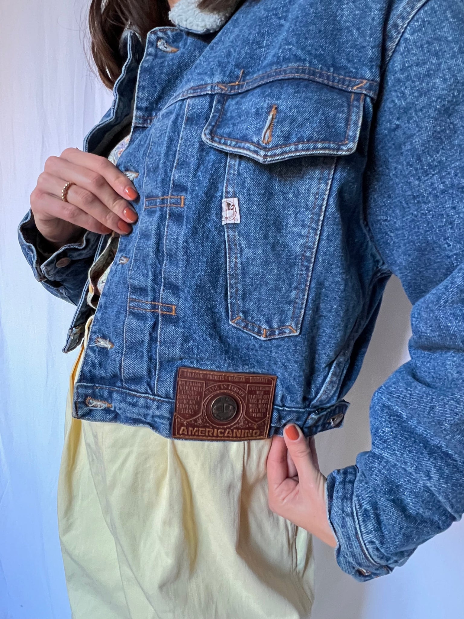 Giacca di jeans imbottita Americanino Celestina Vintage