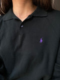 Maglione Ralph Lauren nero modello polo